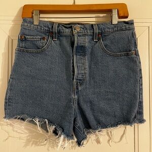 Levi's Blue Jean Shorts